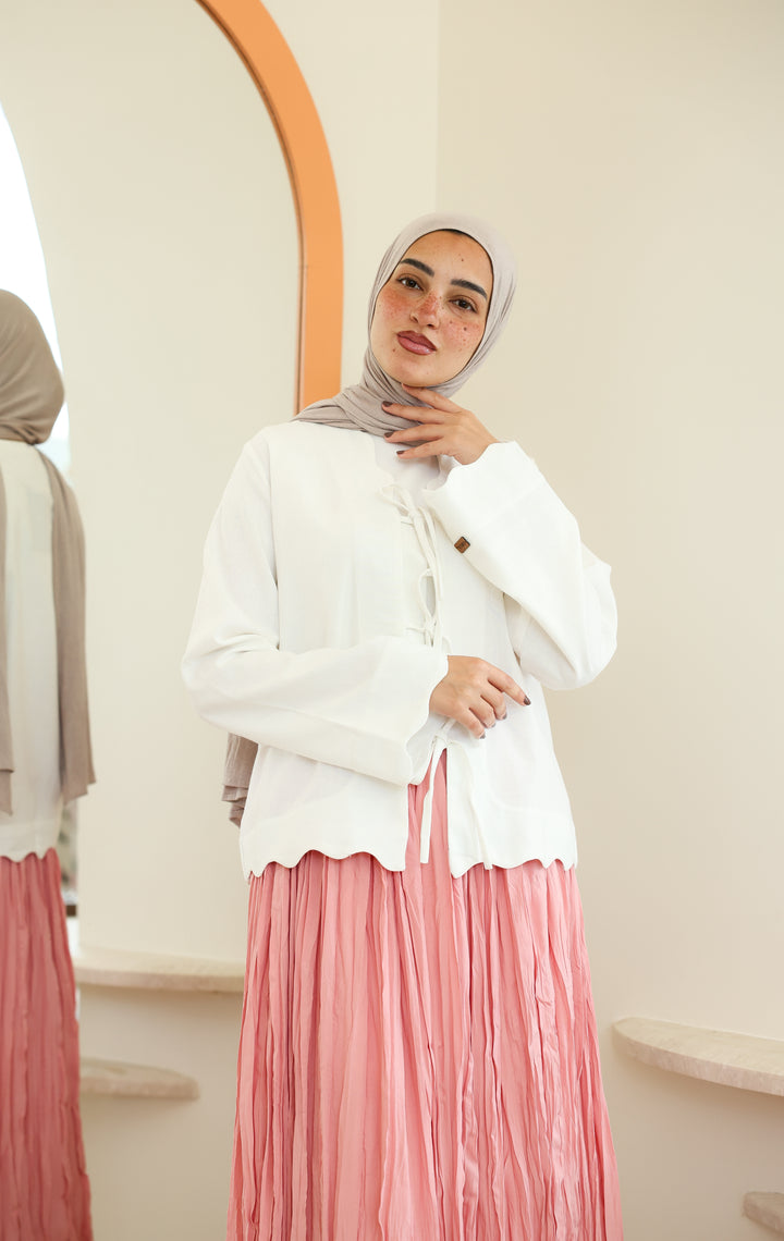 Soft Tie Blouse