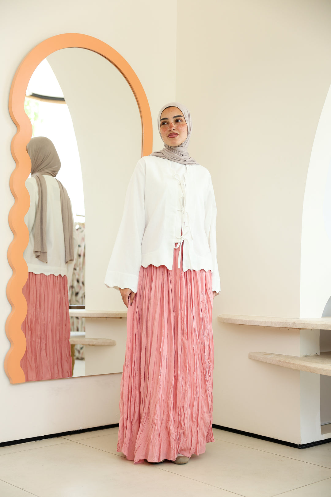 Soft Tie Blouse