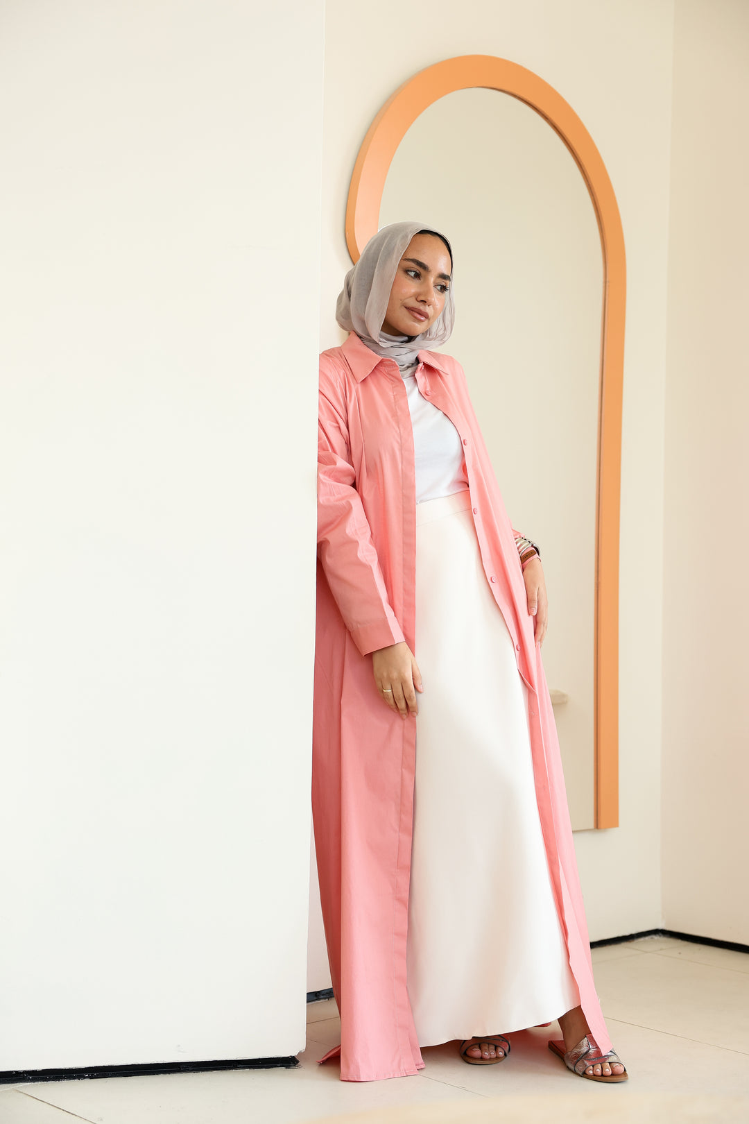 Double Side Buttons Dress