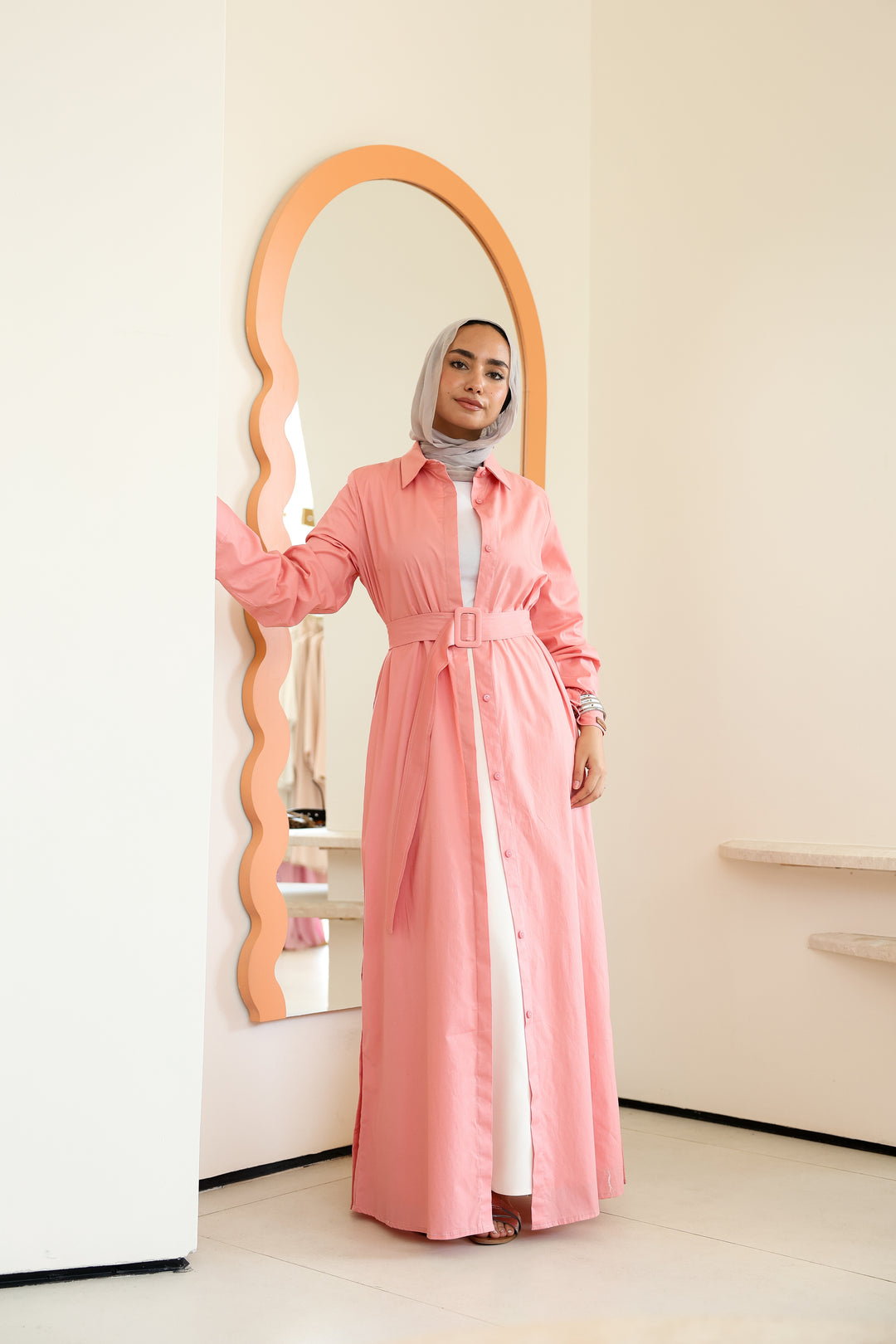 Double Side Buttons Dress