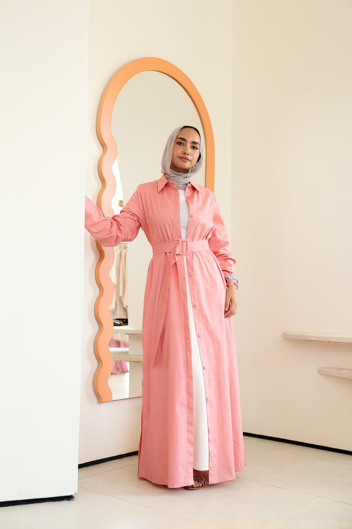 Double Side Buttons Dress