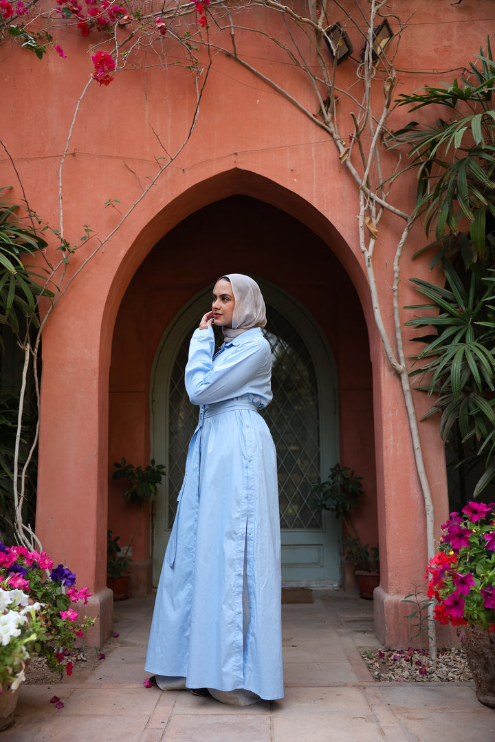 Double Side Buttons Dress