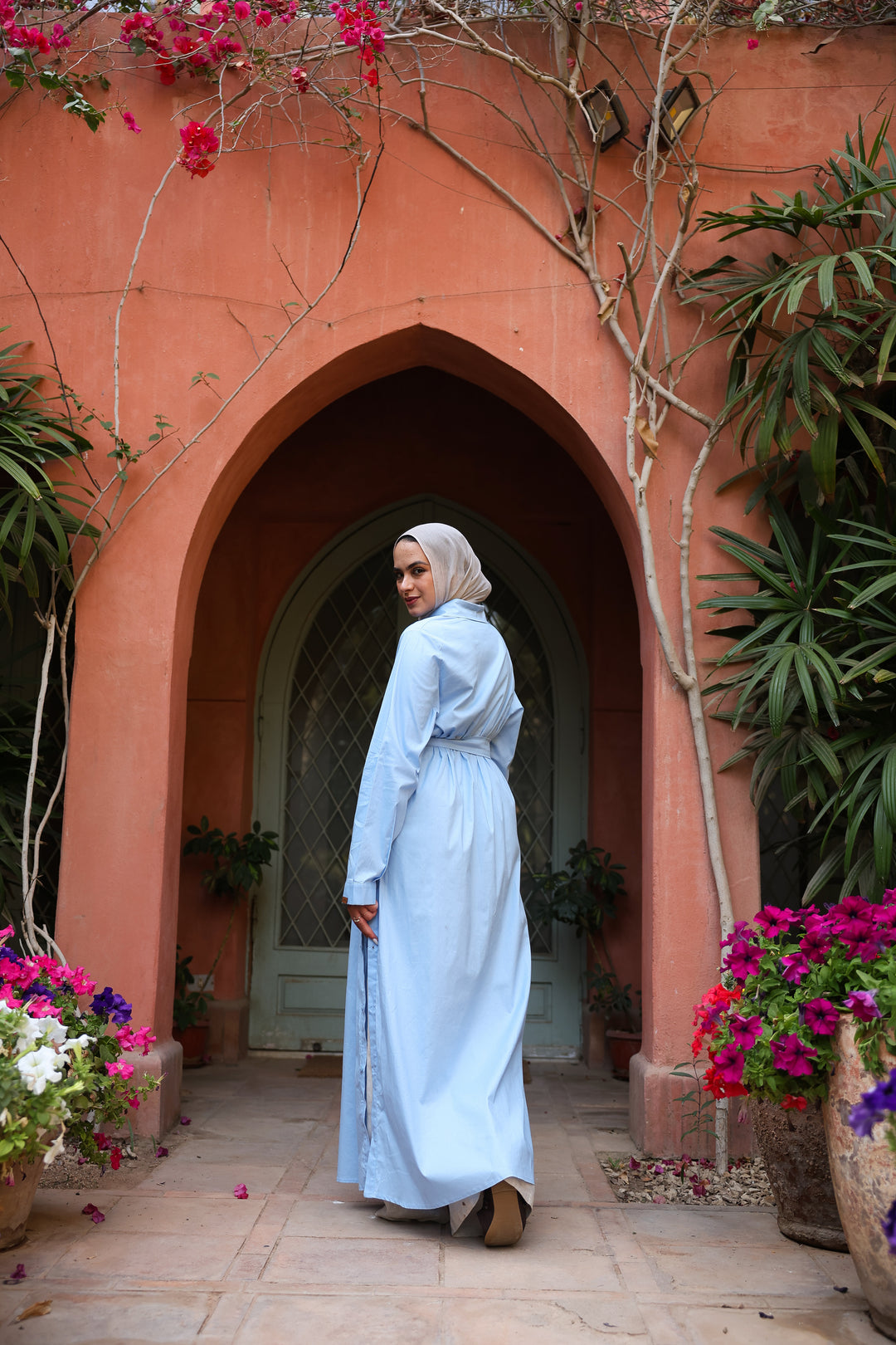 Double Side Buttons Dress