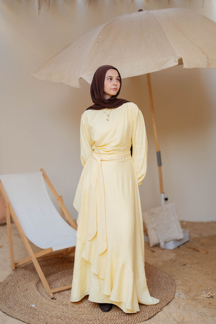 Side Ruffles Dress