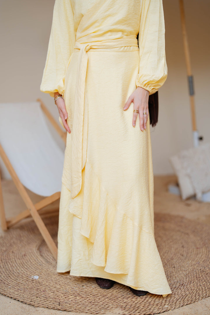 Side Ruffles Dress