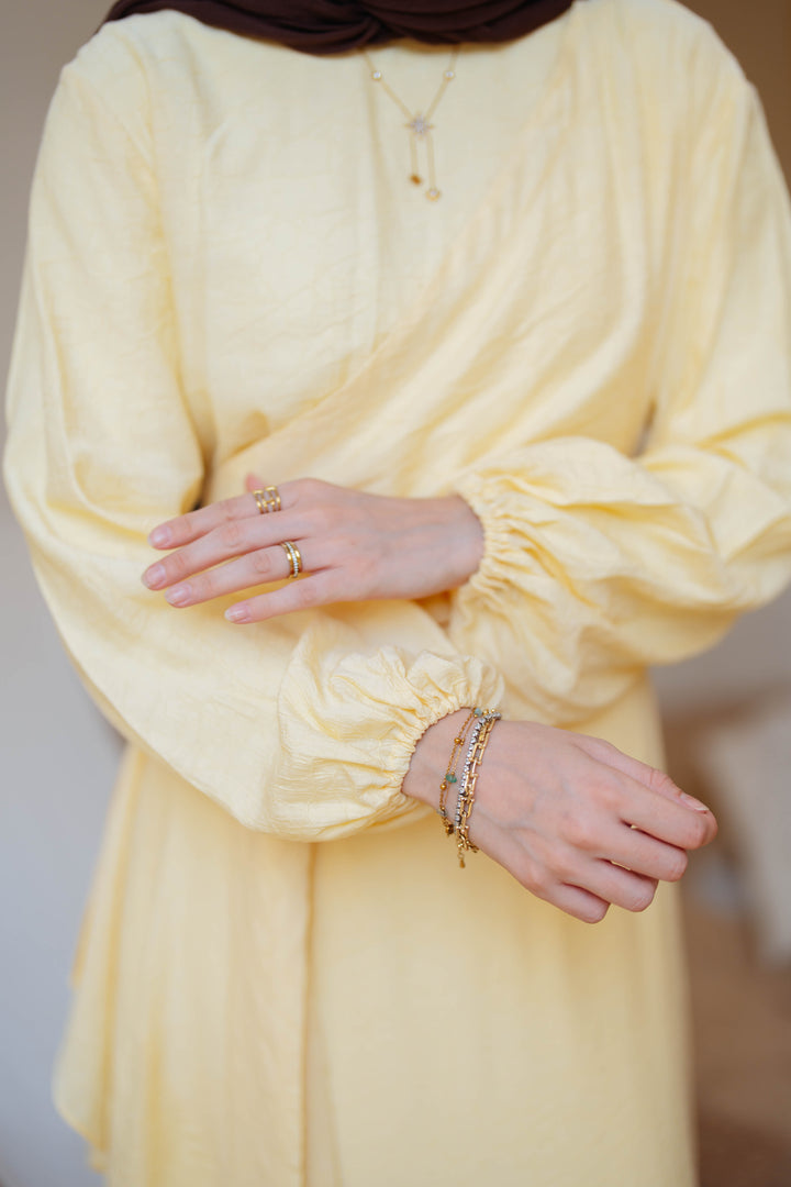 Side Ruffles Dress