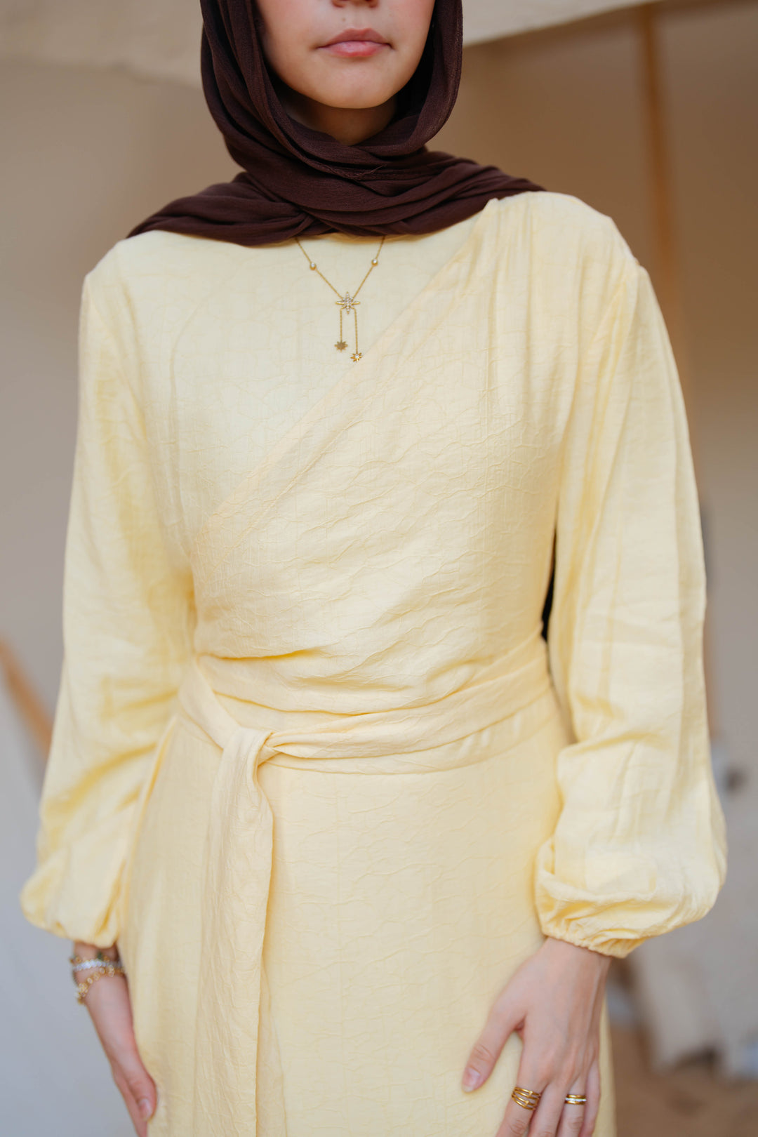 Side Ruffles Dress