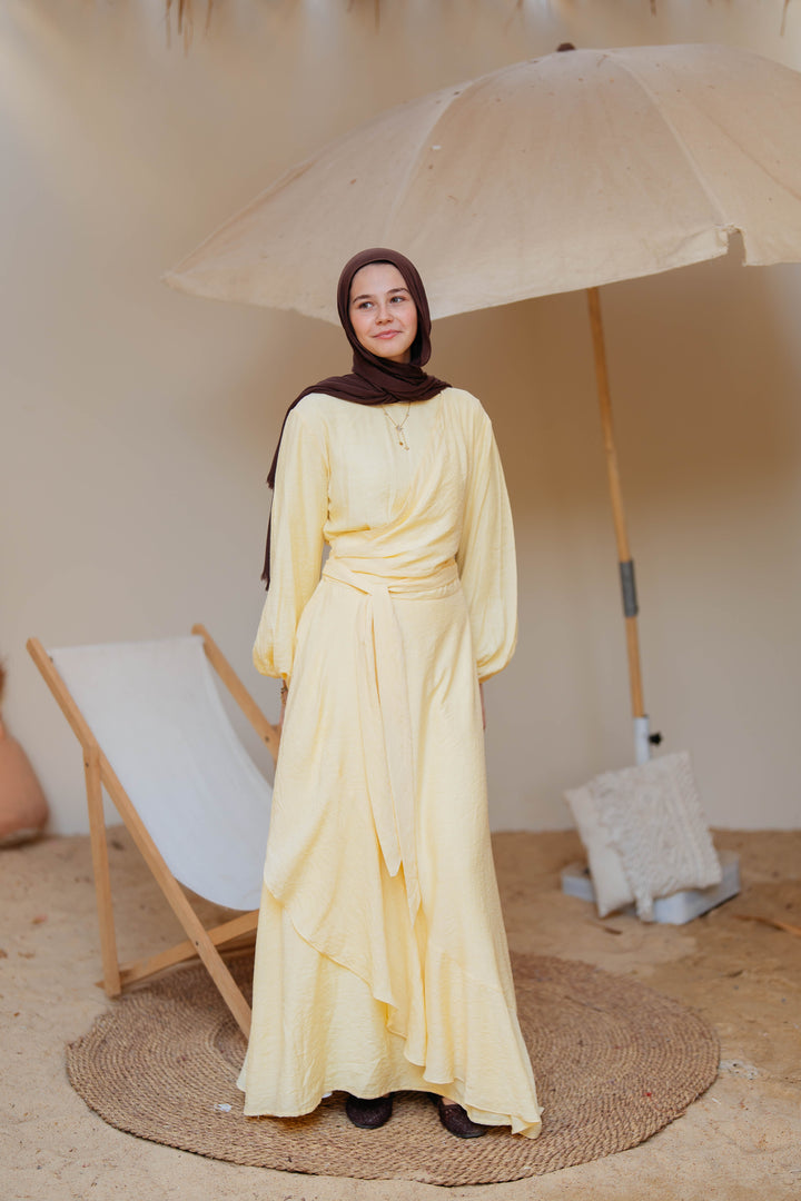 Side Ruffles Dress