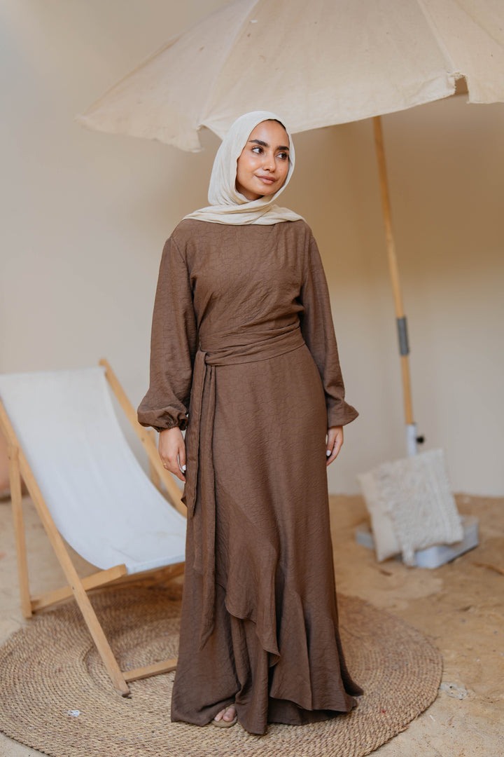 Side Ruffles Dress