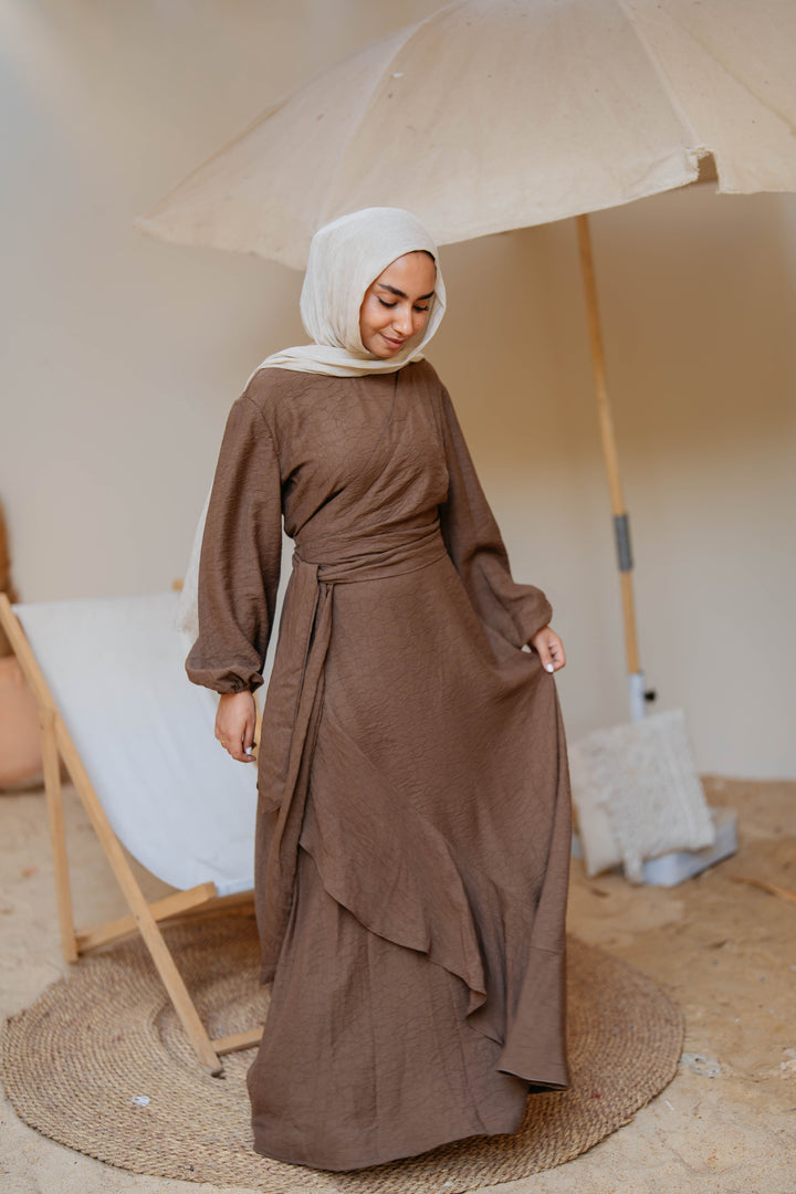 Side Ruffles Dress