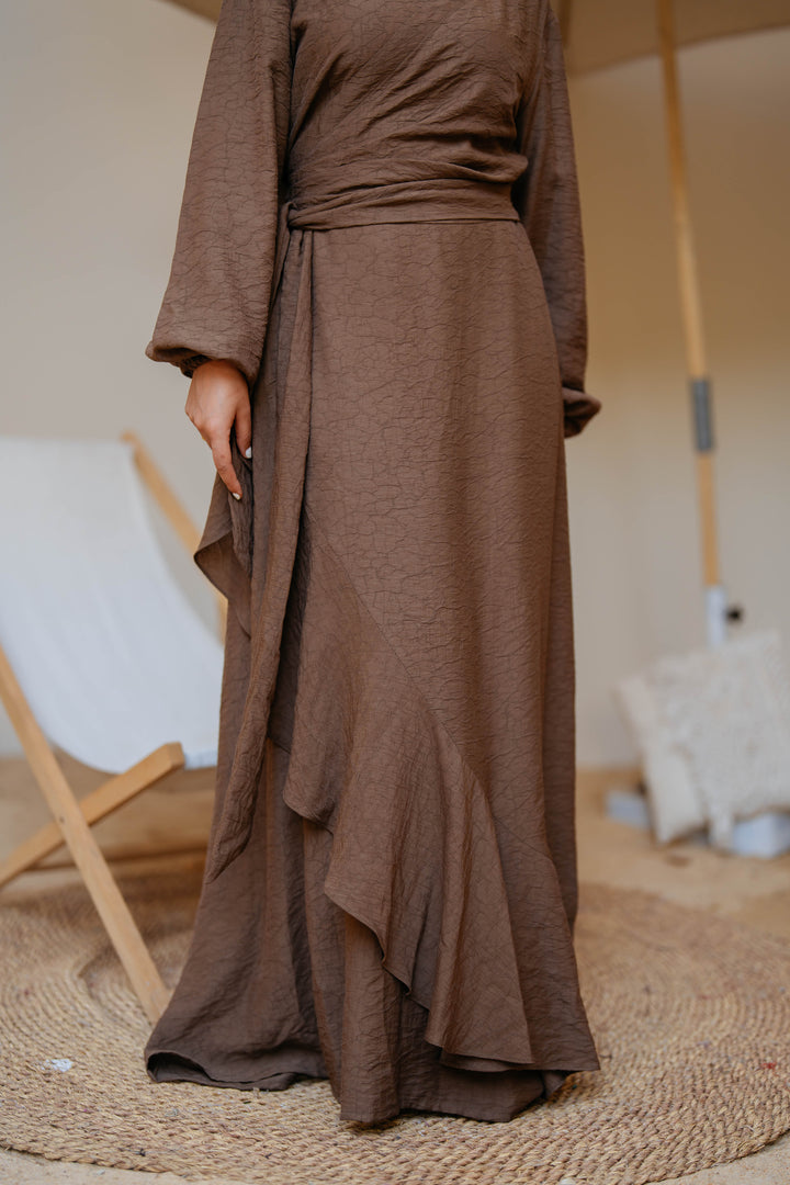Side Ruffles Dress