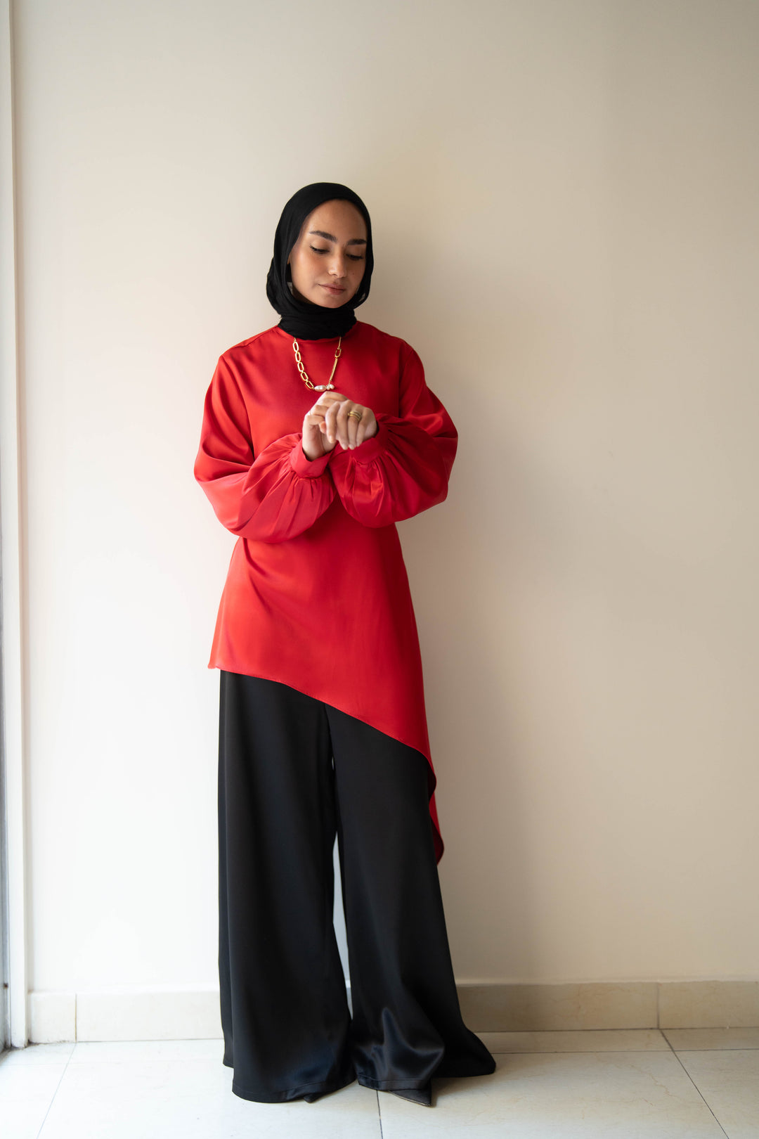 Alina Satin Pants