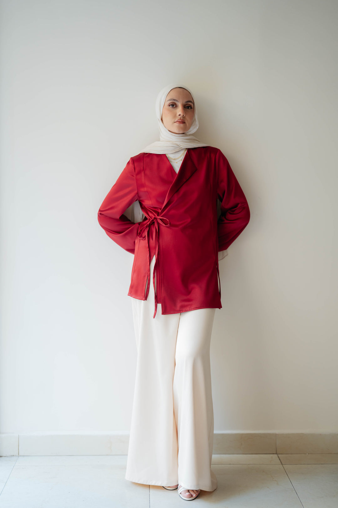 Alina Satin Pants