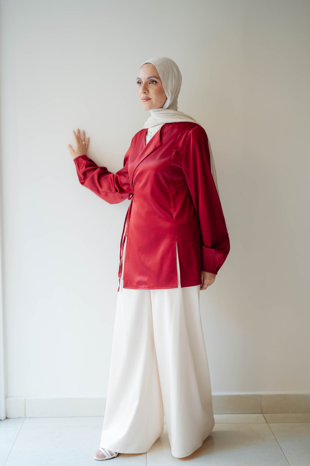 Alina Satin Pants