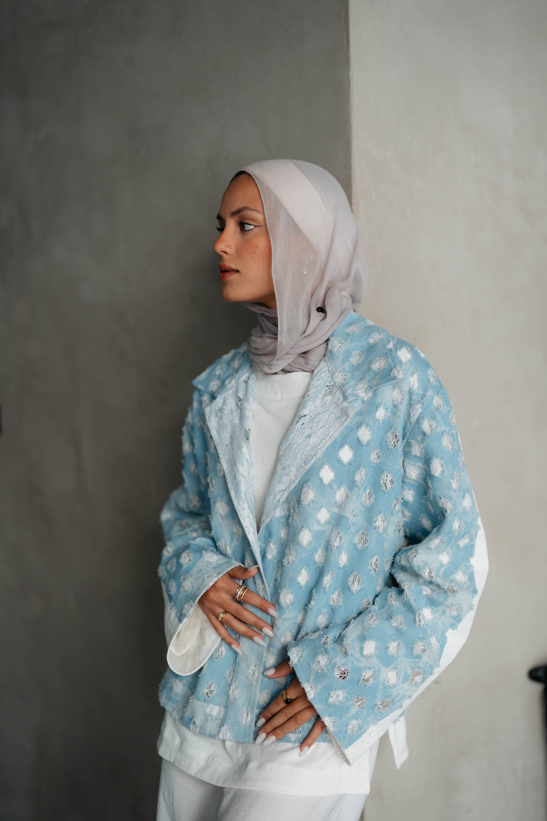 Frost denim jacket