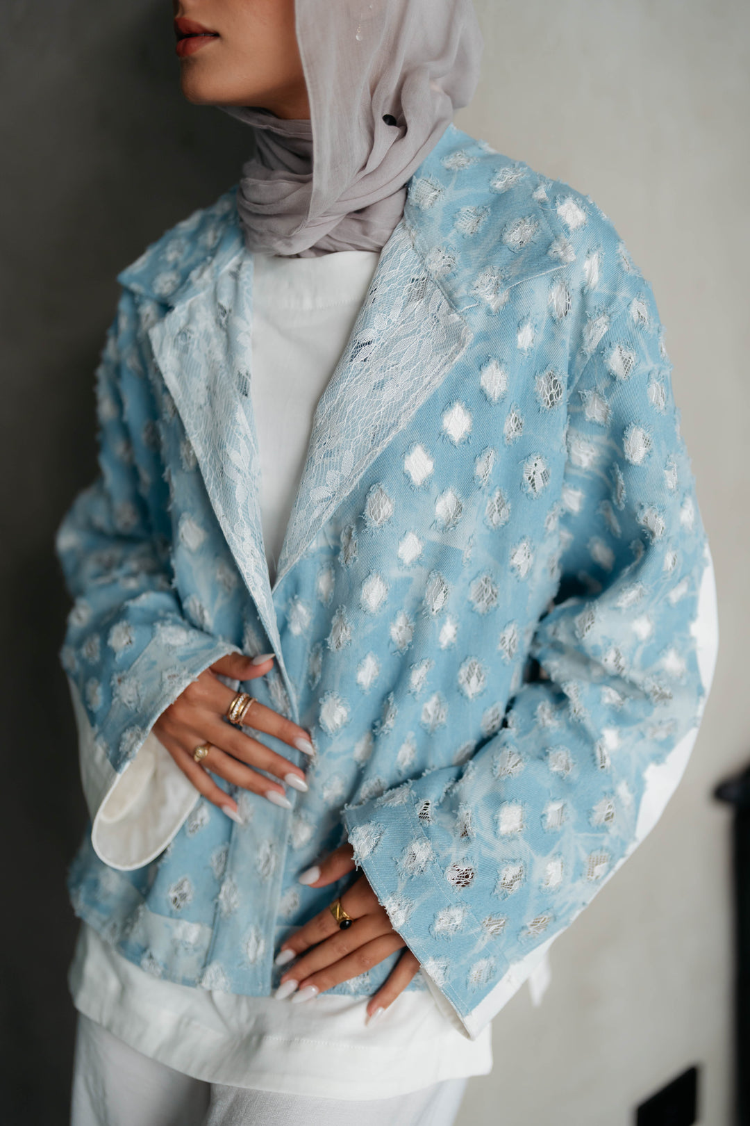 Frost denim jacket