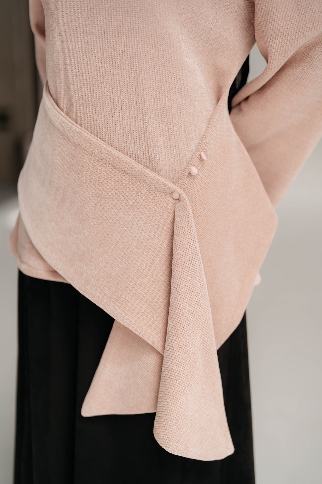 Warm brooch blouse