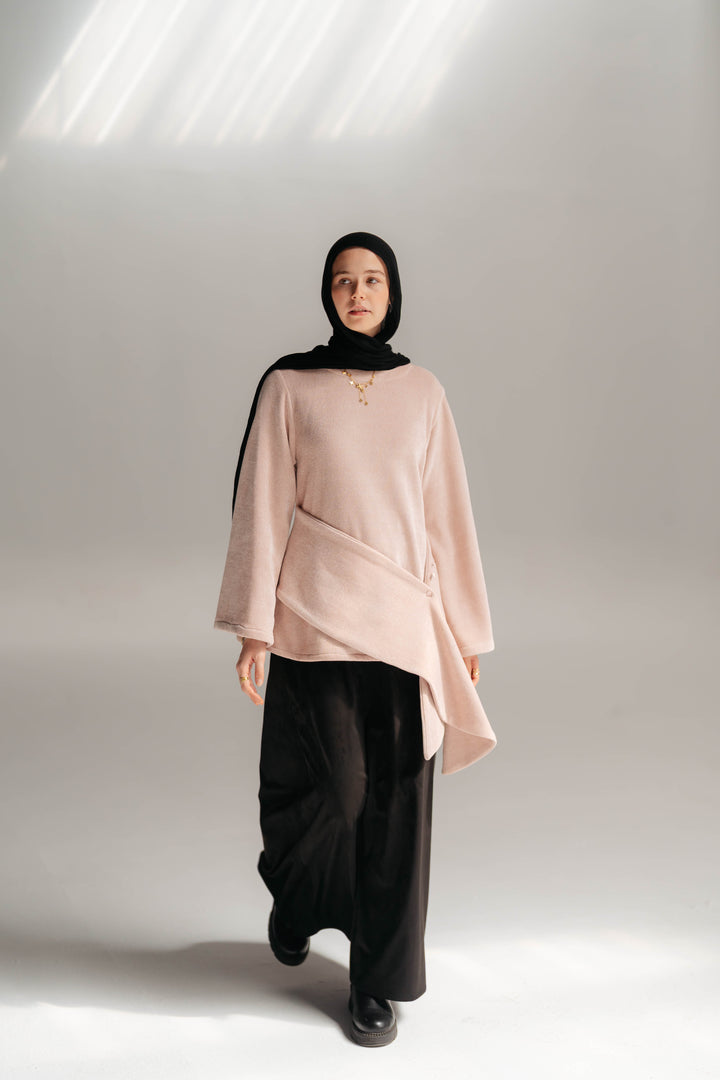 Warm brooch blouse