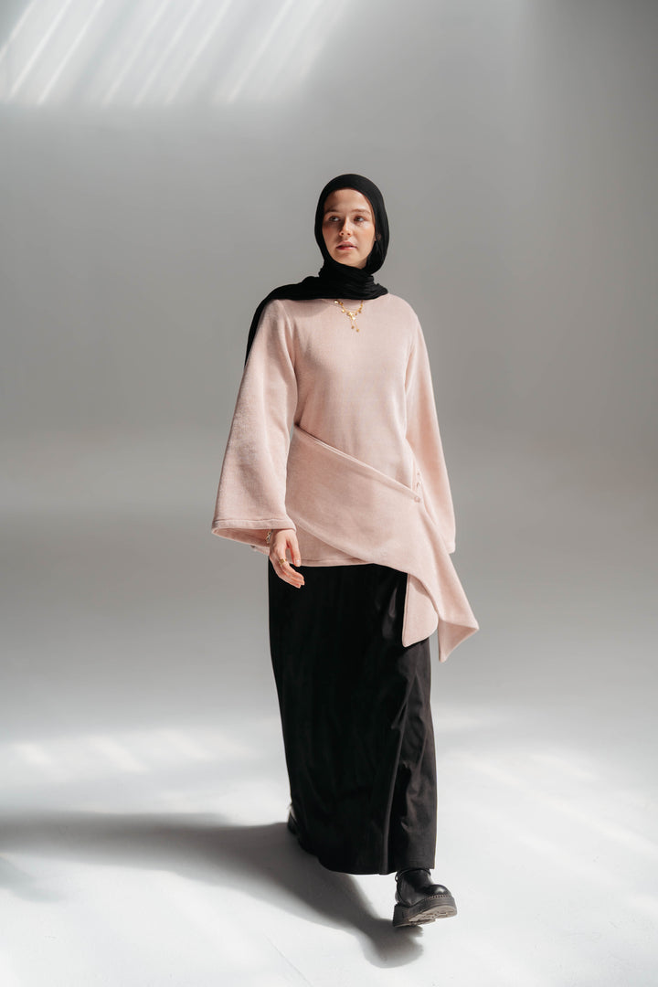 Warm brooch blouse