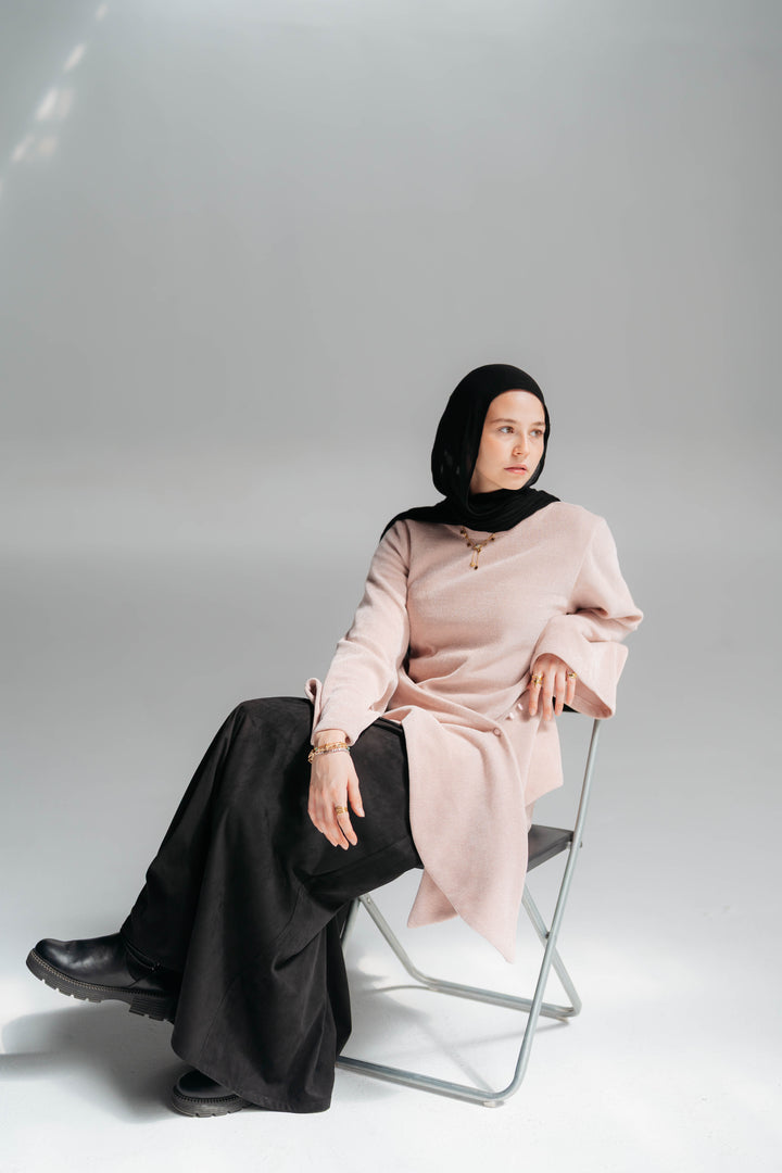 Warm brooch blouse