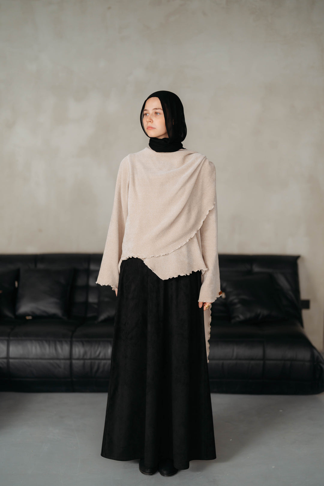 Ayaz wrap blouse