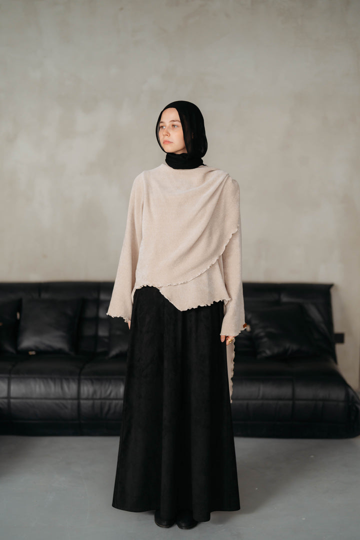 Ayaz wrap blouse