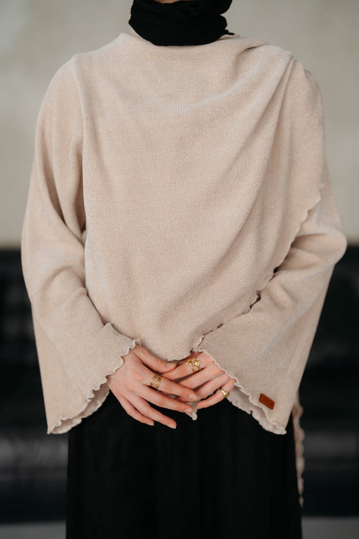 Ayaz wrap blouse