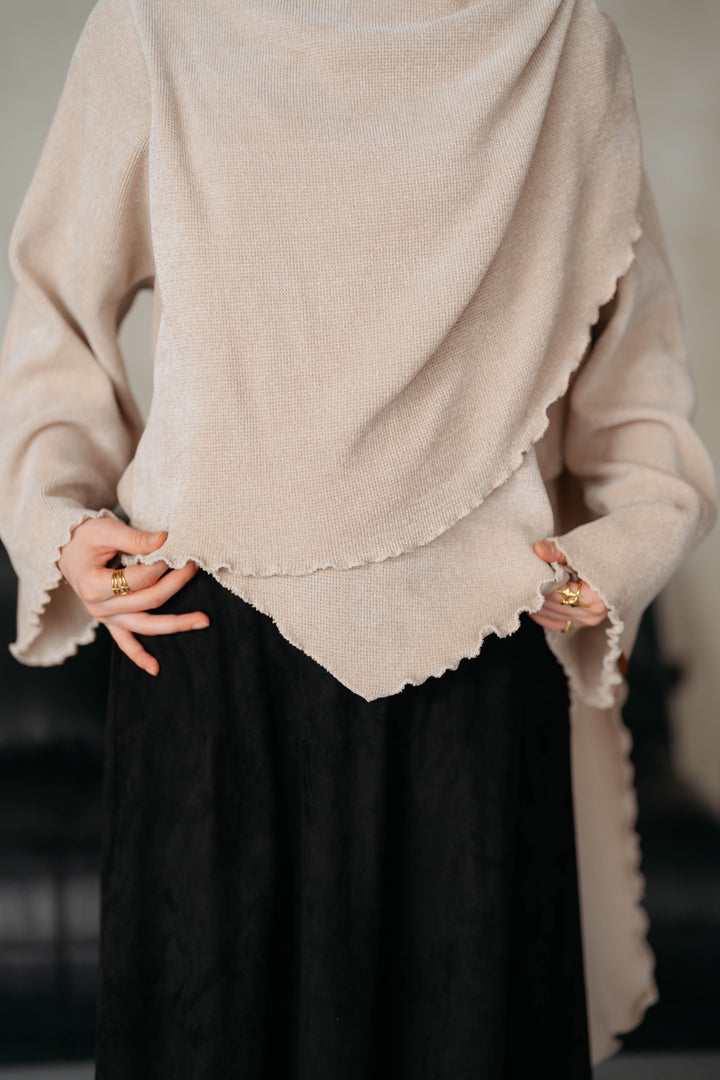 Ayaz wrap blouse