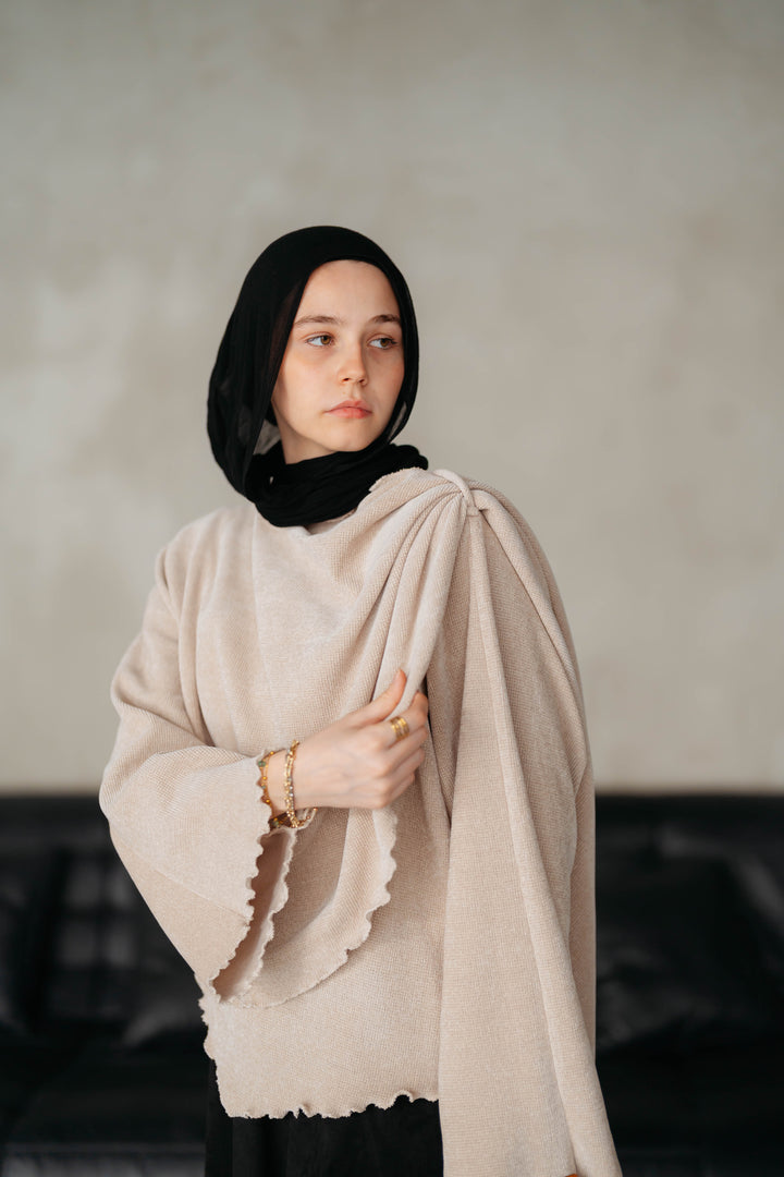 Ayaz wrap blouse
