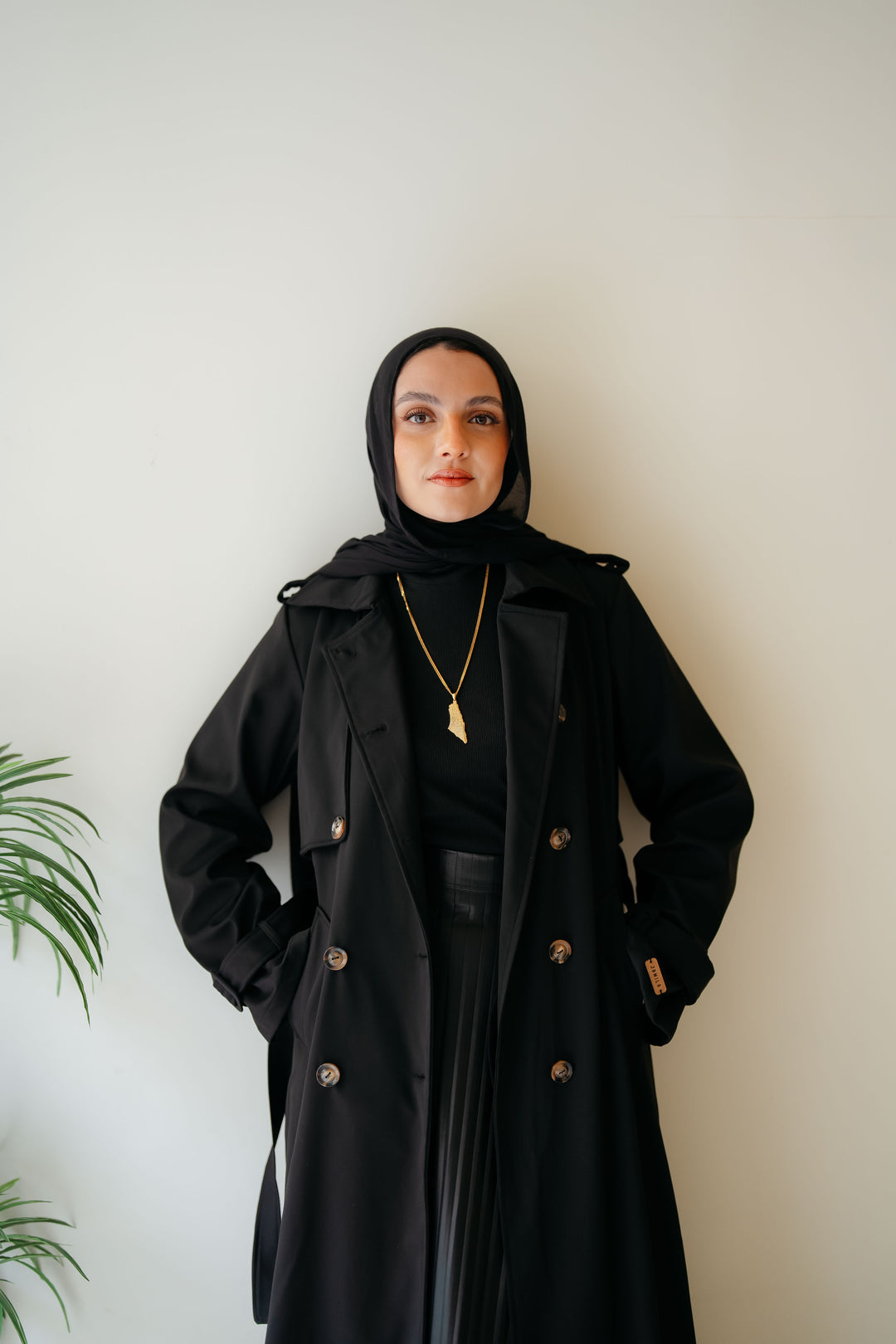 6 Buttons Trench Coat