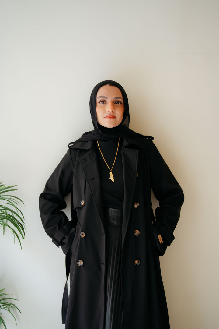 6 Buttons Trench Coat