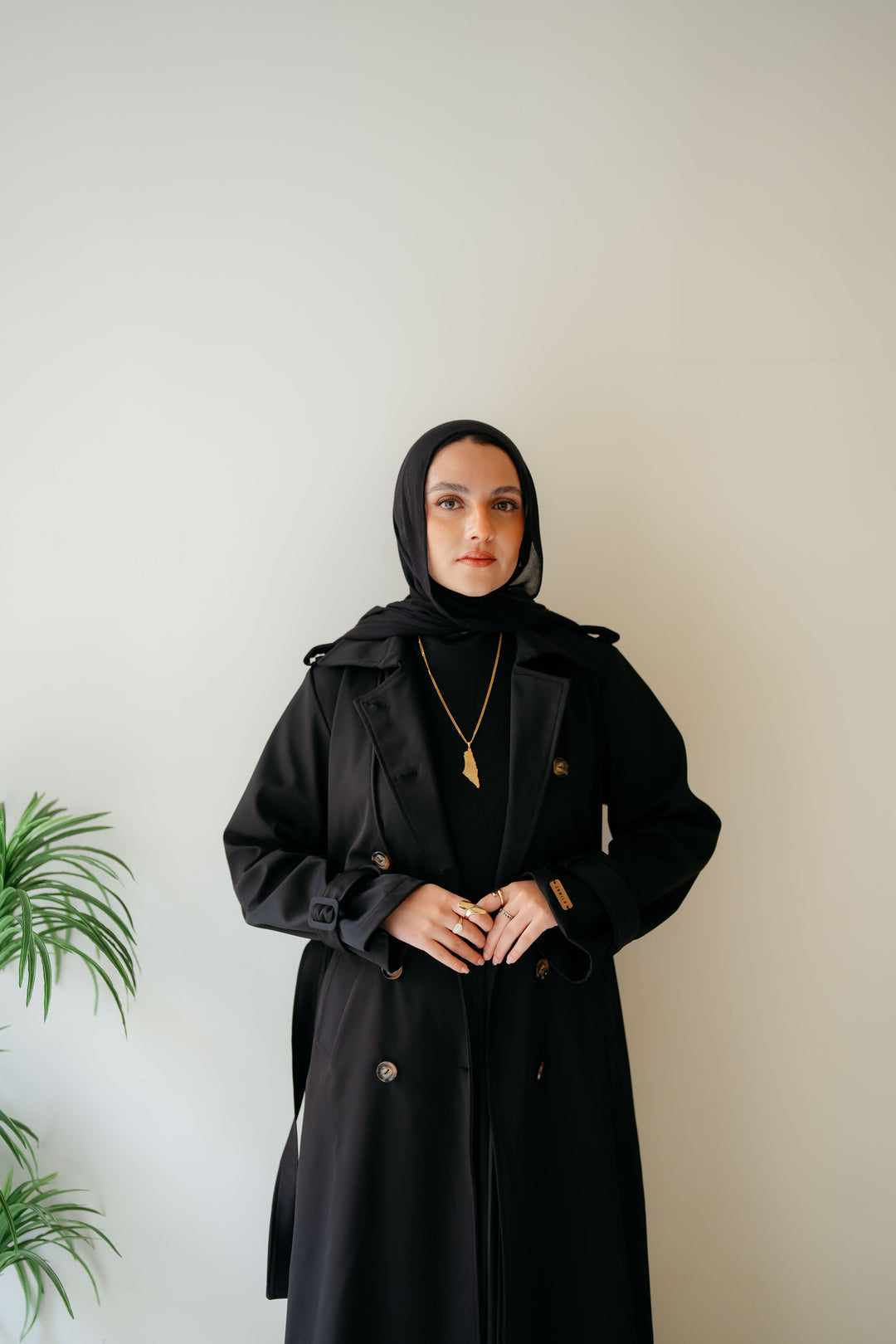 6 Buttons Trench Coat