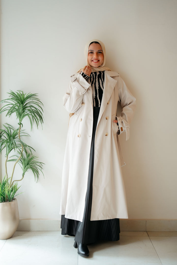 6 Buttons Trench Coat