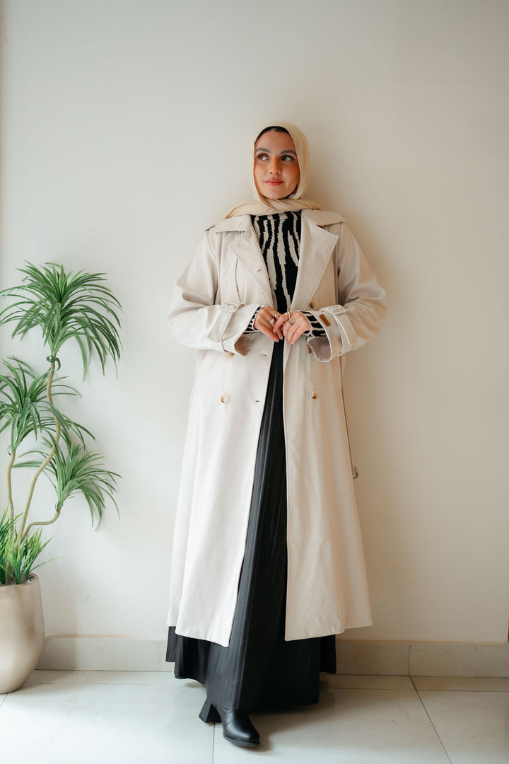 6 Buttons Trench Coat