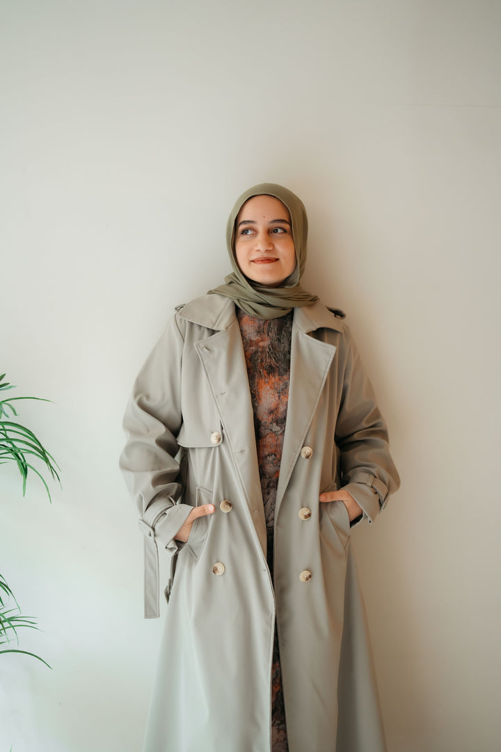6 Buttons Trench Coat