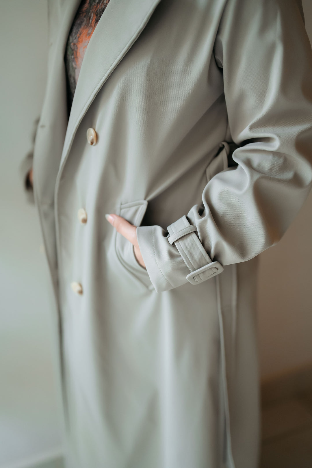 6 Buttons Trench Coat