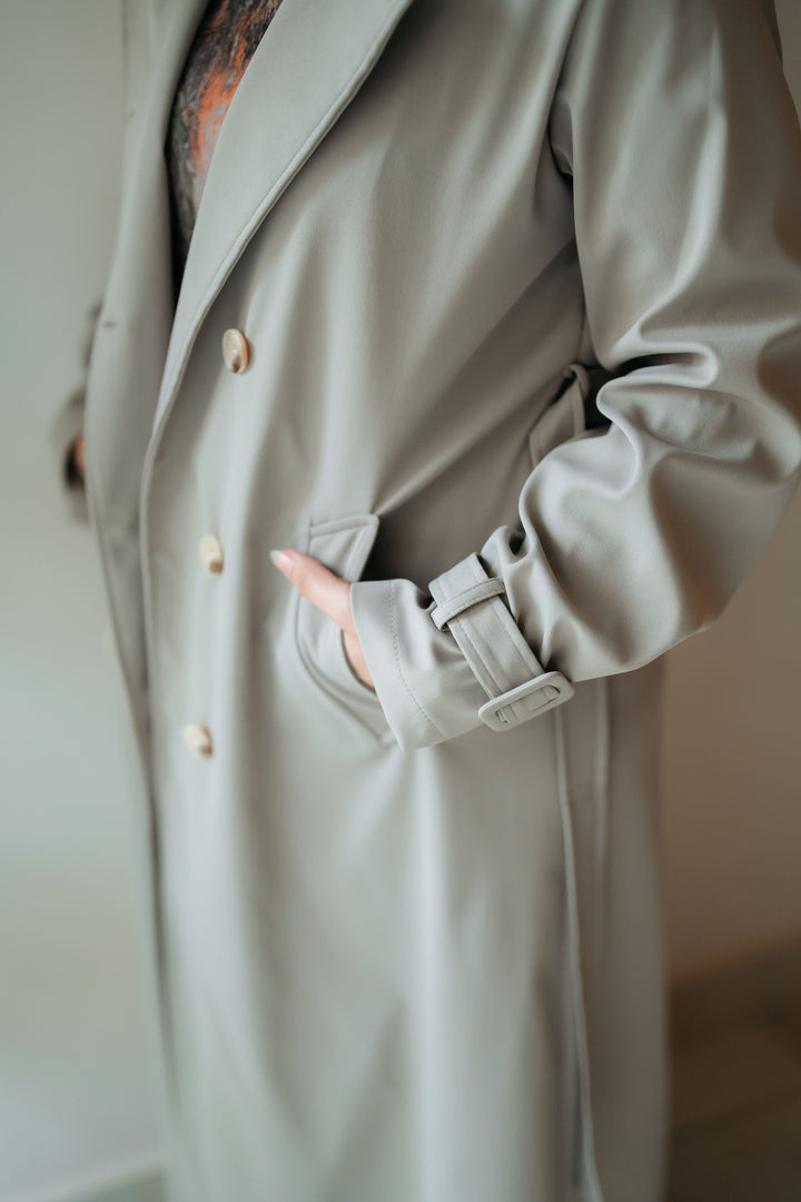 6 Buttons Trench Coat