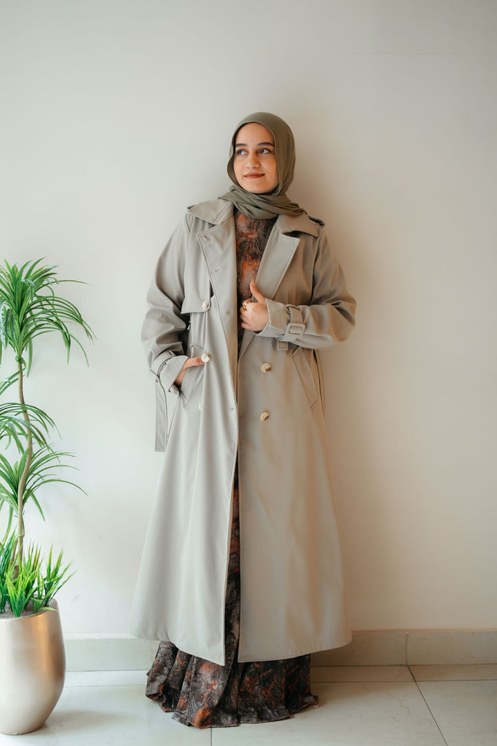6 Buttons Trench Coat