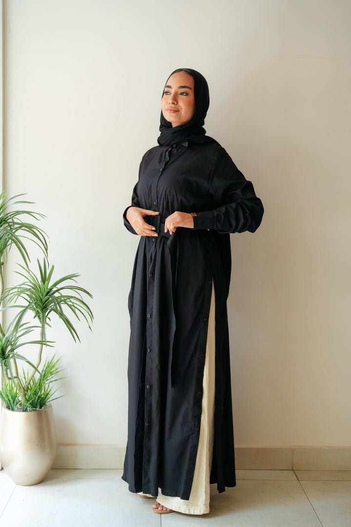 Double Side Buttons Dress