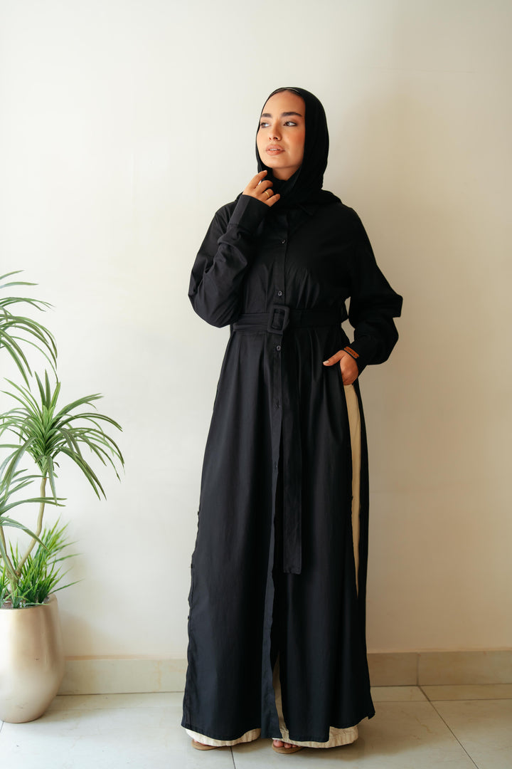 Double Side Buttons Dress