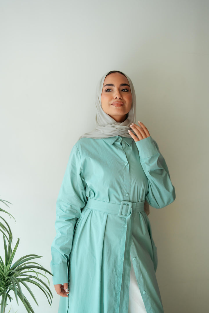 Double Side Buttons Dress