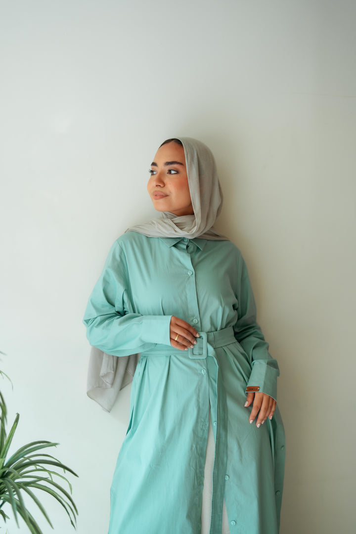 Double Side Buttons Dress
