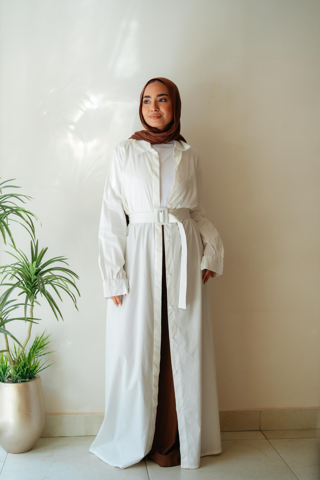 Double Side Buttons Dress