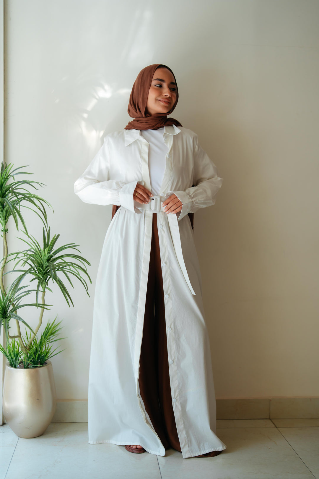 Double Side Buttons Dress