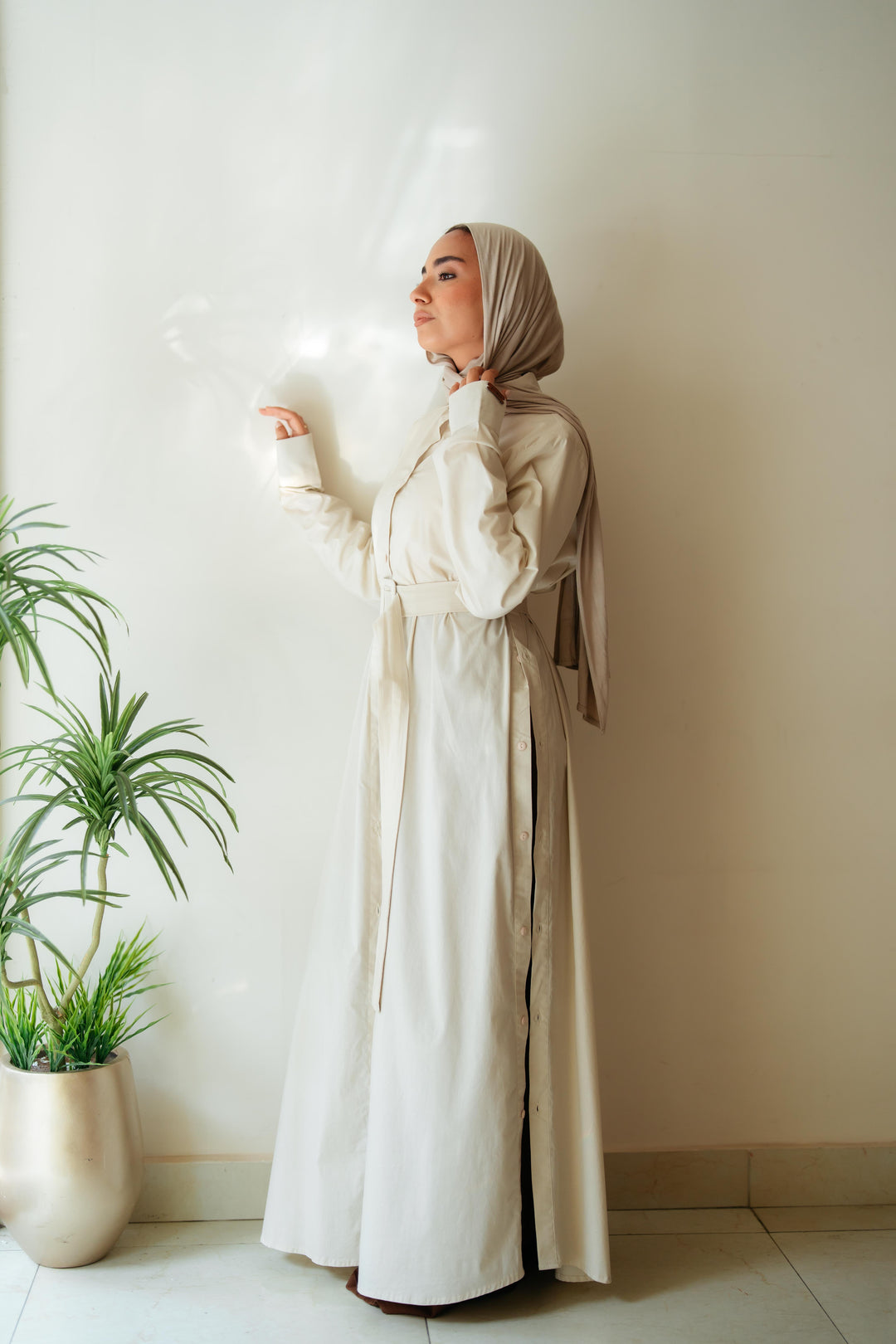 Double Side Buttons Dress