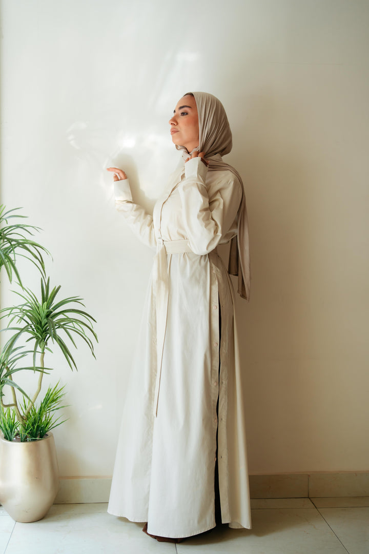 Double Side Buttons Dress