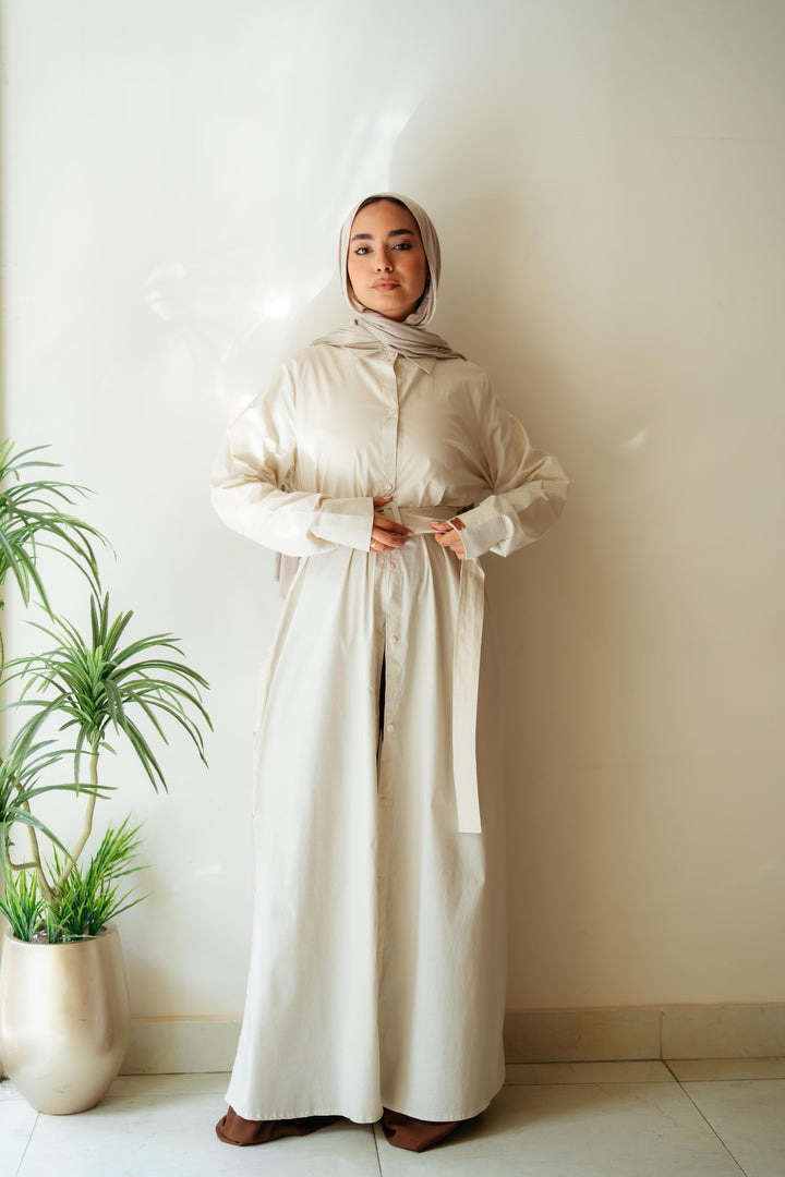 Double Side Buttons Dress