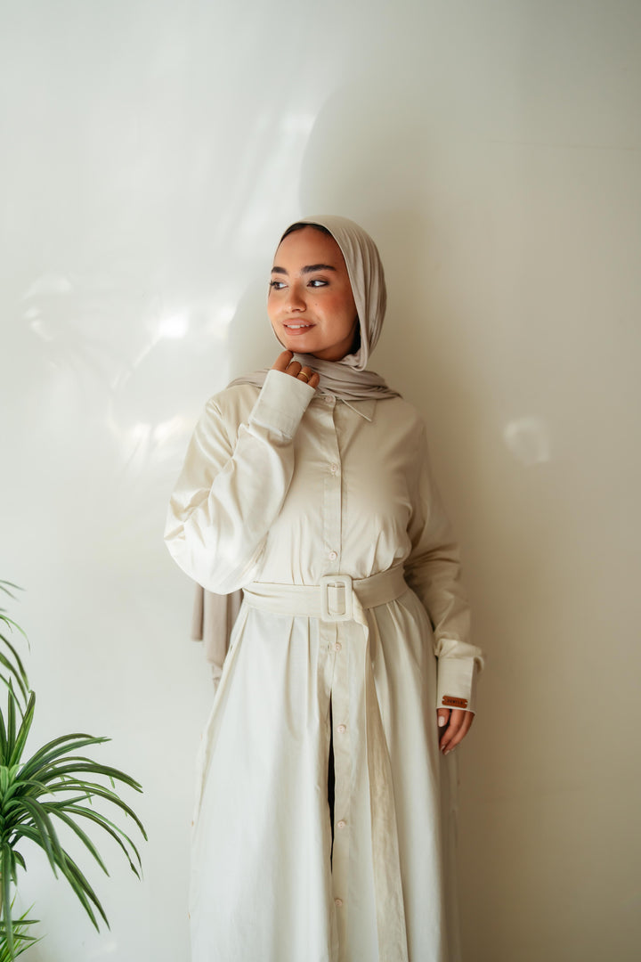 Double Side Buttons Dress