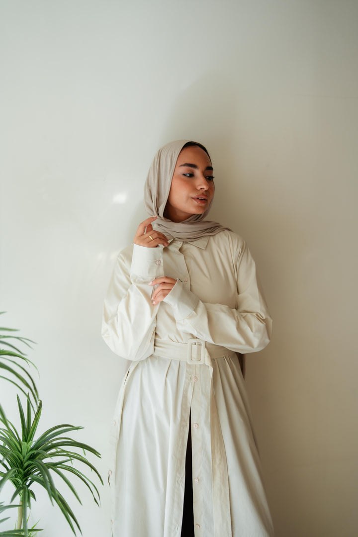 Double Side Buttons Dress