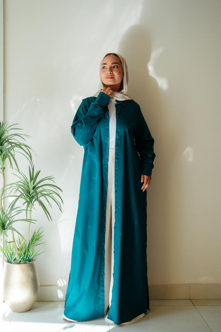 Double Side Buttons Dress